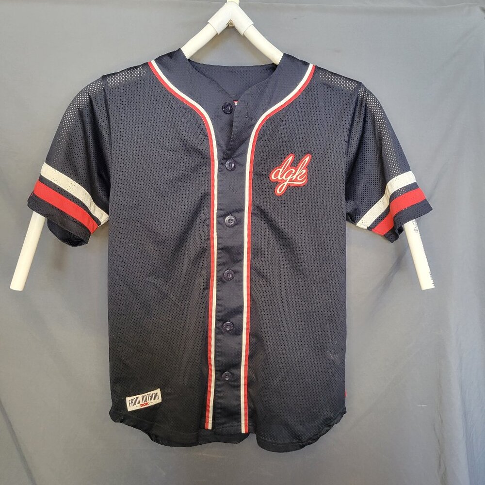 DGK Navy Blue Mesh Jersey Size S
